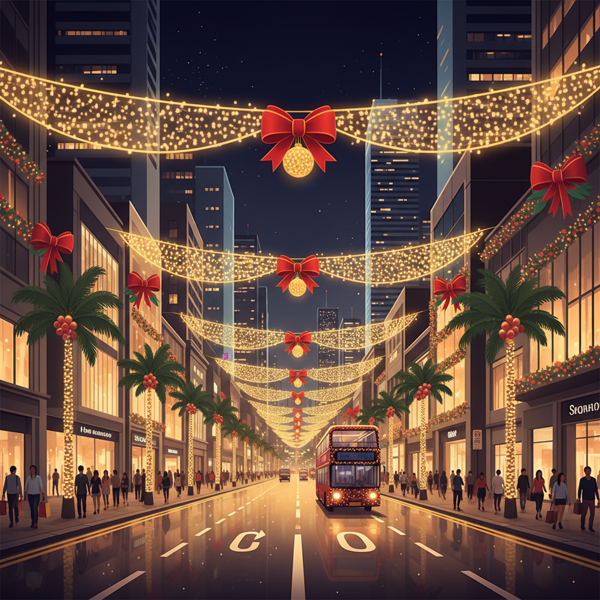 Christmas in Singapore: The Orchard Road Light-Up and the Year-End Long Weekend